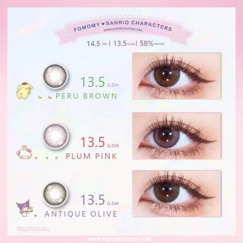 FOMOMY Sanrio 1 day Color - 10 Lenses (Peru Brown)