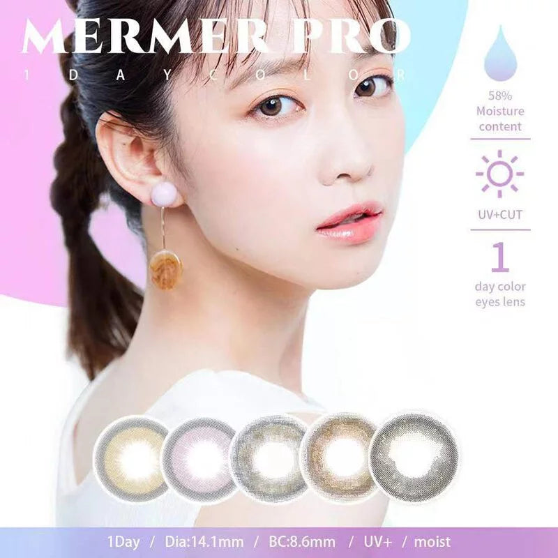 Mermer Pro 1 Day Color ContactLens | Pro Gem 10 pcs