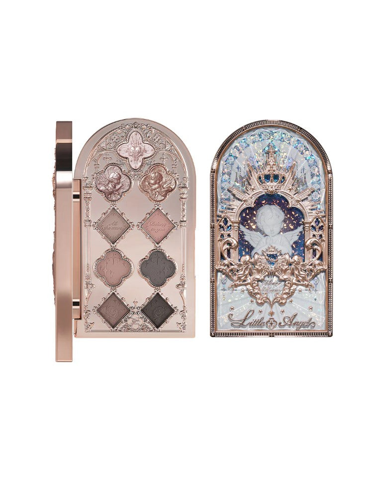 Flower Knows Little Angle Collection 9-Colour Eyeshadow Palette - 01 Eden's Angel