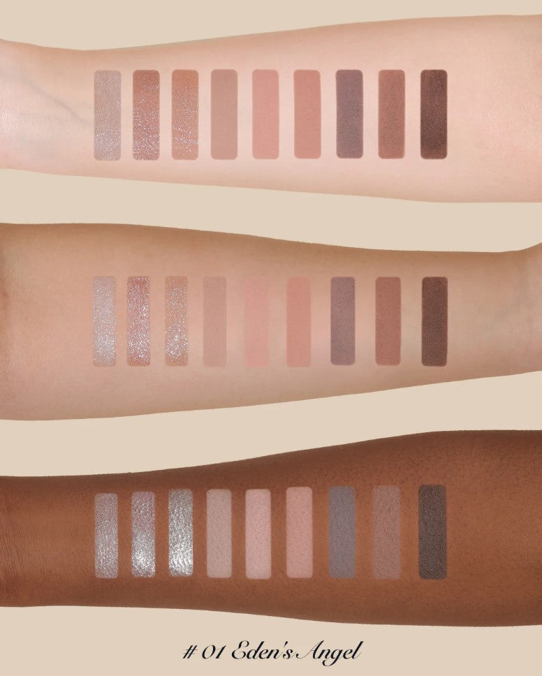 Flower Knows Little Angle Collection 9-Colour Eyeshadow Palette - 01 Eden's Angel