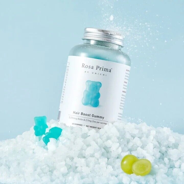 Rosa Prima Rose Hair Boost Gummy - 60 Gummies