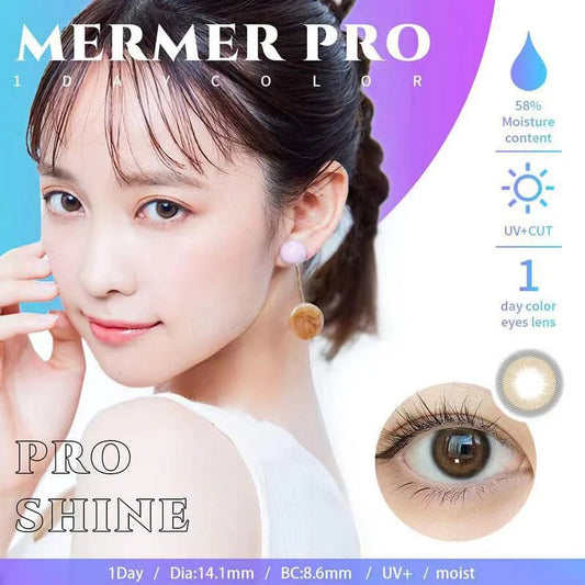 Mermer Pro 1 Day Color ContactLens |  Pro Shine 10 pcs