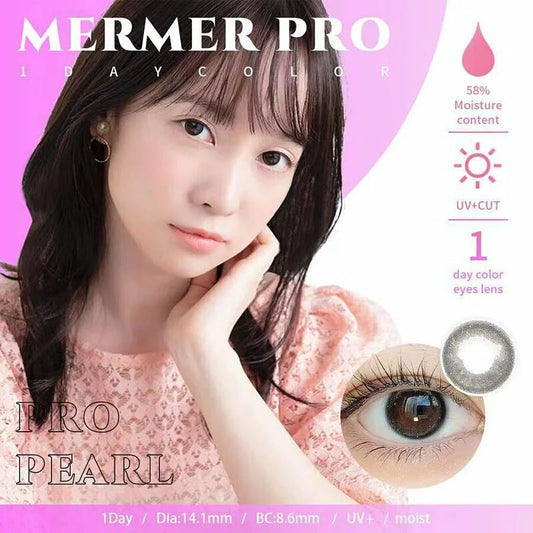 Mermer Pro 1 Day Color ContactLens |  Pro Pearl 10 pcs