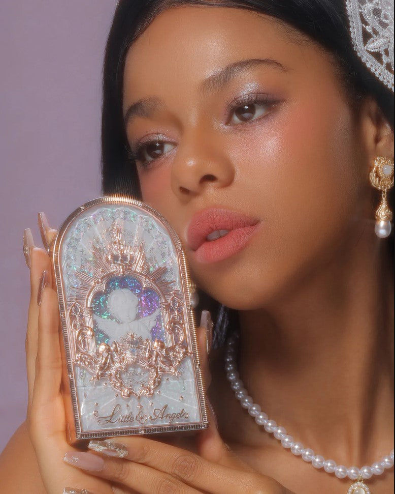 Flower Knows Little Angle Collection 9-Colour Eyeshadow Palette - 01 Eden's Angel